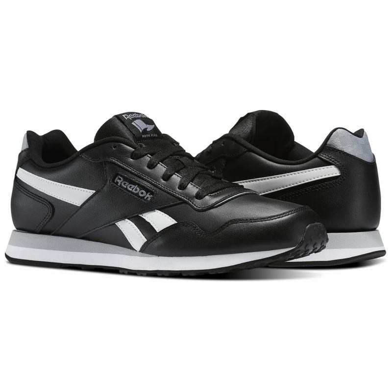 Tenisi Reebok Royal Glide Lx Barbati Negrii/Albi/Gri Romania CD7875TA